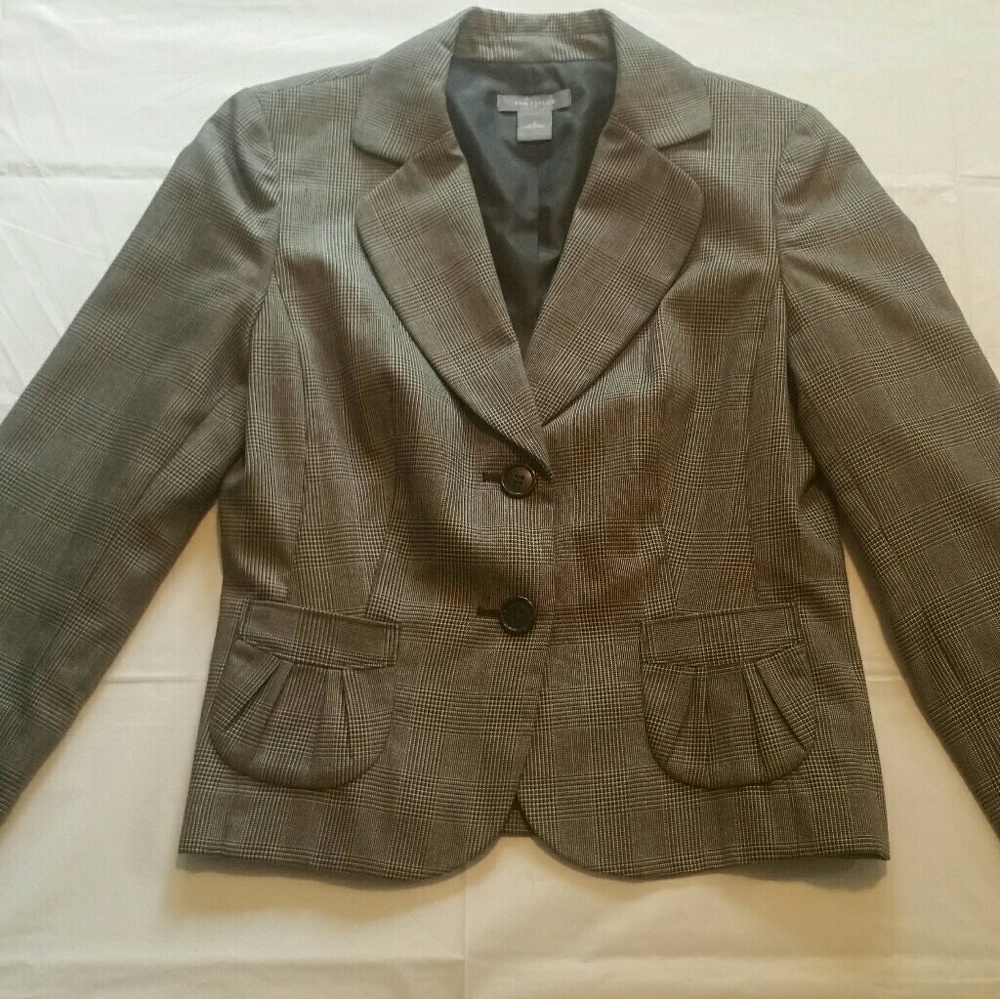 Ann Taylor Black & White Blazer